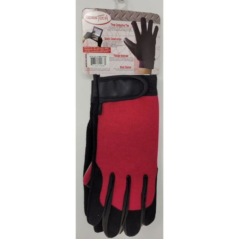 Women's Boss Tech Heavy Duty Rugged Warm Winter Gloves for Touchscreens,
